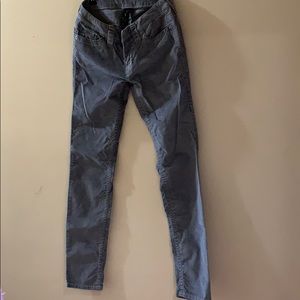 Used Corduroy Gray Jeans